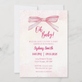 Oh Baby Shower Einladung (Vorderseite)