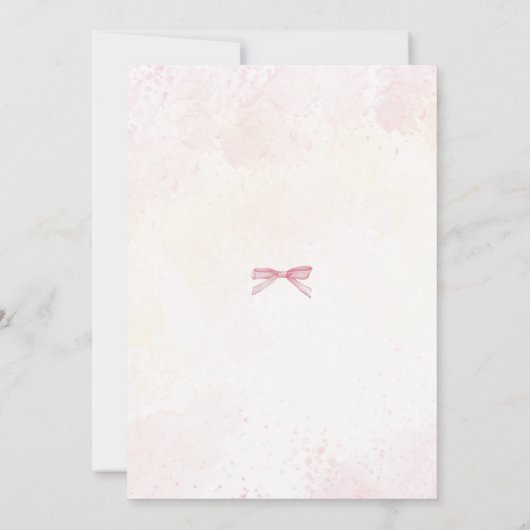 Oh Baby Shower Einladung (Rückseite)