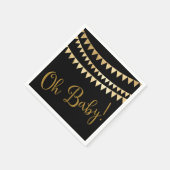 Oh Baby Shower Serviette (Ecke)
