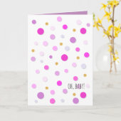 Oh, Baby... Sie bekommen so ein Mini Van New Baby. Karte (Gelbe Blume)