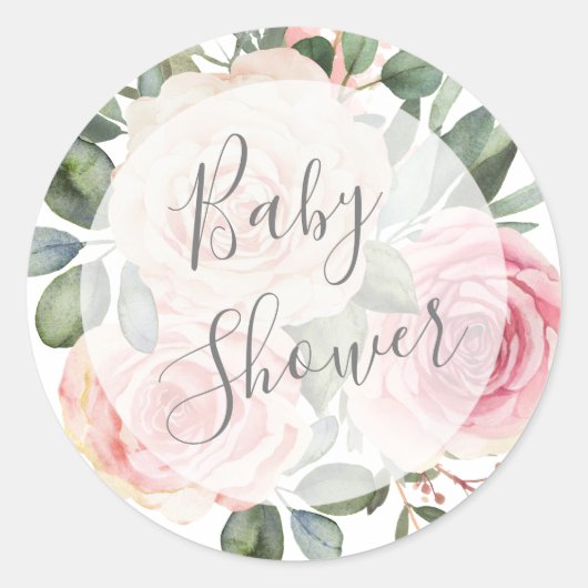 Oh Baby Siegel Runder Aufkleber (Vorderseite)