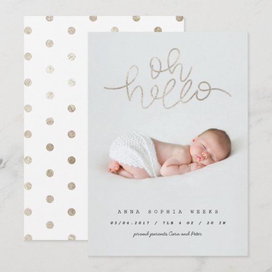 Oh Baby Silver-Effekt (Vorne/Hinten)