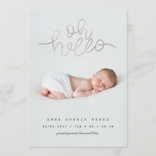 Oh Baby Silver-Effekt (Vorderseite)