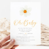 Oh Baby Simple Daisy Gender Neutral Baby Dusche Einladung