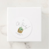 Oh Baby Simple Succulent Baby Dusche Geschenkanhänger (Beispiel)