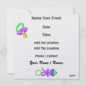 Oh Baby - SRF Einladung (Rückseite)