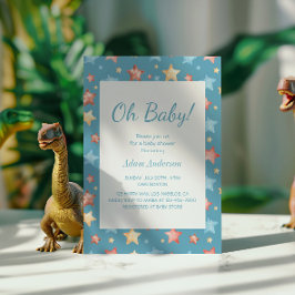 Oh, Baby! Starry Sky Baby Shower - Boy Baby Shower Einladung