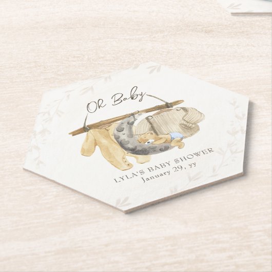 Oh Baby Sweet Baby Kleidung Neutral Boho Untersetzer (angewinkelt)