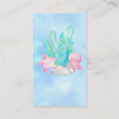 Oh Baby unter dem Meer Windelrudel Begleitkarte (Rückseite)