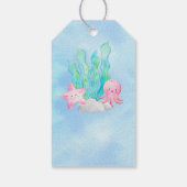 Oh Baby unter der Sea Baby Dusche Geschenkanhänger (Rückseite)