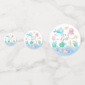 Oh Baby unter der Sea Baby Dusche Konfetti (Vorderseiten)