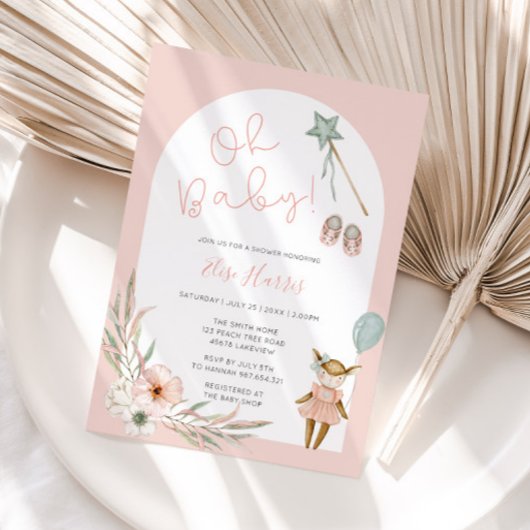 Oh Baby Vintag Toys Babydusche Einladung