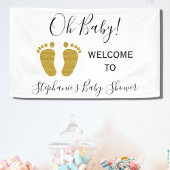 Oh Baby Welcome Gender Neutral Baby Dusche Banner