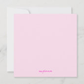 Oh, Baby! Whimsical Springtime Geburtsankündigung Ankündigung (Rückseite)