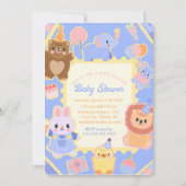 Oh Baby Wild Delight Einladung (Vorderseite)