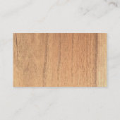 Oh Baby Wood Slice Fall Babydusche Buchanfrage Begleitkarte (Rückseite)