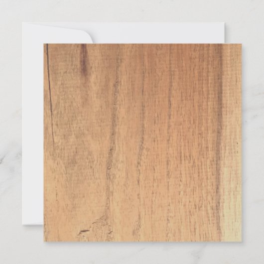 Oh Baby Wood Slice Mushroom Virtual Baby Dusche Einladung (Rückseite)