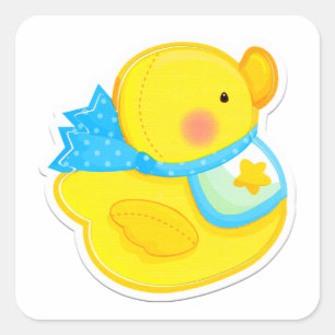 Oh Babyaufkleber von SRF Quadratischer Aufkleber