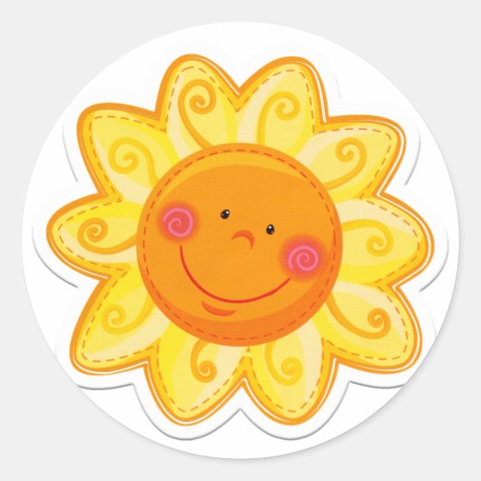 Oh Babyaufkleber von SRF Runder Aufkleber (Vorderseite)