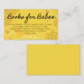 Oh Babybücher für Babyverpackungskarte Begleitkarte (Vorne/Hinten)