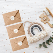 Oh Babys! Aufkleber Baby Shower Neutral Twin Stork