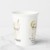 Oh Babys! Neutral Twin Storks Baby Shower Pappbecher (Rechts)