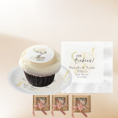 Oh Babys! Neutral Twin Storks Baby Shower Serviette