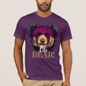 "OH BEAR" | Funny Cool Panda T-Shirt (Vorderseite)