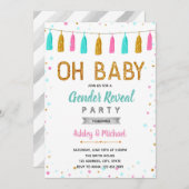 Oh besprühen Baby Geschlecht aufdecken Party Einladung (Vorne/Hinten)