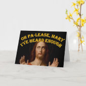 Oh, bitte Maria, ich habe genug gehört Karte (Gelbe Blume)