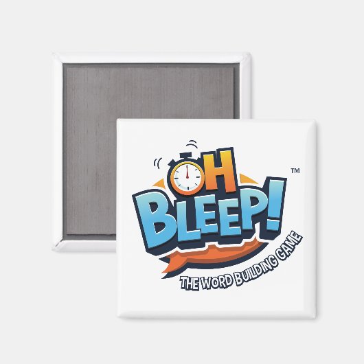Oh Bleep! Logo-Magazin Magnet (Vorderseite/Rückseite)