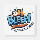 Oh Bleep! Logo-Magazin Magnet (Vorne)