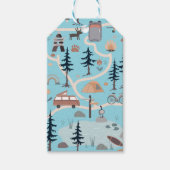 Oh Boy, Adventure Awaits, Blue Geschenkanhänger (Vorderseite)