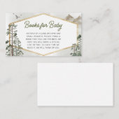 Oh Boy Adventure Begin Baby Shower Books for Baby Begleitkarte (Vorne/Hinten)