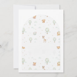 Oh Boy! Adventure Begins Arched Baby Shower Invita Einladung