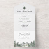 Oh Boy Adventure erwartet Forest Boy Baby Shower All In One Einladung (Innen Boden)