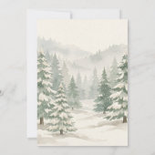 Oh Boy Adventure Woodland Bear Baby Shower Einladung (Rückseite)