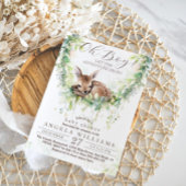 Oh Boy Adventure Woodland Greenerity Baby Shower Einladung