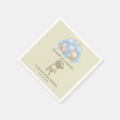 OH BOY Baby Boy Balloons | Babydusche Napkins Serviette (Ecke)