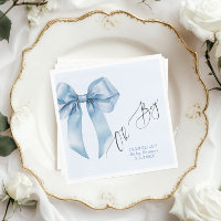 Oh Boy Baby Boy Dusche blau Bogen