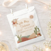 Oh Boy Baby Shower Cactus | Boho Südwestwüste Geschenktütchen (Ausgeschnitten)