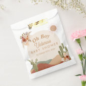 Oh Boy Baby Shower Cactus | Boho Südwestwüste Geschenktütchen (Versiegelt)