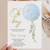 Oh Boy Baby Shower Einladung