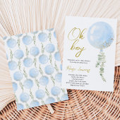 Oh Boy Baby Shower Einladung