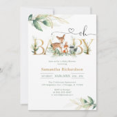 Oh Boy Baby Shower Invitation Einladung (Vorderseite)