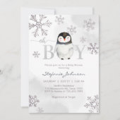 Oh Boy Baby Shower Invitation Einladung (Vorderseite)