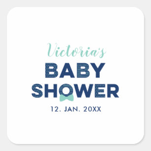 Oh Boy Baby Shower   Party Favor Danke Aufkleber