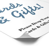 Oh Boy Baby Shower Poster (Ecke)