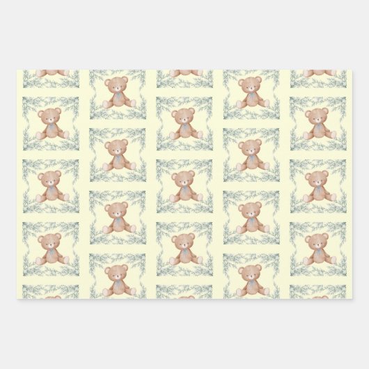 Oh Boy Baby Stroller und Mobile Wrapping Paper Geschenkpapier Set (Vorderseite 2)