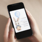 Oh Boy Balloon Baby Shower Einladung